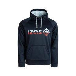 Bluza z kapturem unisex DUERO V2 z logo i kieszenią z przodu. Niebieskie bluzy damskie Izas, l, bez wzorów, z kapturem. Za 226.04 zł.