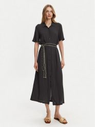Roxy Sukienka koszulowa ERJWD03884 Szary Regular Fit. Szare sukienki damskie Roxy, bez wzorów, z wiskozy, bez ramiączek. Za 239.99 zł.