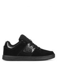 DC Shoes Sneakersy CURE ADJS100169-1AB Czarny. Czarne obuwie sportowe damskie DC Shoes, ze skóry, bez zapięcia. Za 189.99 zł.
