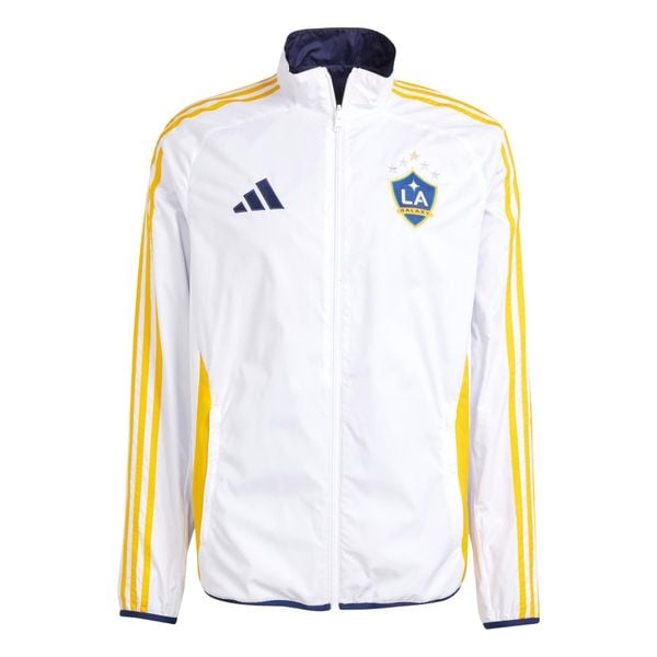 Kurtka odwracalna LA Galaxy Anthem 2025/26. Białe kurtki damskie Adidas, l, bez wzorów, z materiału, bez kaptura. Za 391.50 zł.