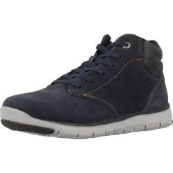 Buty GEOX J XUNDAY B.A Niebieski. Czarne obuwie trekkingowe damskie Geox, z tkaniny, bez zapięcia. Za 186.99 zł.