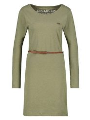 Alife and kickin Sukienka "Ellin" w kolorze khaki rozmiar: XL. Brązowe sukienki damskie Alife and Kickin, bez wzorów, ze skóry, bez ramiączek. Za 48.05 zł.