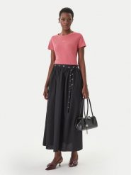 BOSS T-Shirt C_Elove 50554696 Czerwony Slim Fit. Czerwone t-shirty damskie Boss, xs, bez wzorów, z bawełny, bez kołnierzyka. Za 229.99 zł.