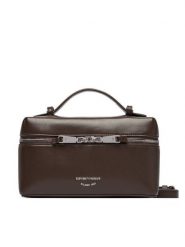 Emporio Armani Torebka EW004564 AF32959 Brązowy ciemny. Brązowe torebki klasyczne damskie Emporio Armani, ze skóry, bez dodatków. Za 1,404.00 zł.