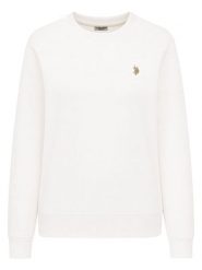 U.S. Polo Assn. Bluza w kolorze białym rozmiar: L. Białe bluzy damskie U.S. Polo Assn., l, bez wzorów, bez kaptura. Za 126.45 zł.