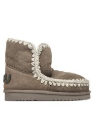 Mou Śniegowce MU.FW101050A Czarny. Czarne śniegowce damskie Mou, ze skóry. Za 1,009.00 zł.