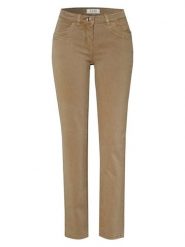 Toni Dżinsy - Regular fit - w kolorze beżowym rozmiar: 40. Brązowe jeansy damskie Toni, z podwyższonym stanem. Za 173.99 zł.