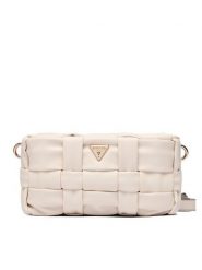 Guess Torebka Marion Mini HWWG80 72720 Écru. Listonoszki damskie Guess, z aplikacjami, ze skóry, bez dodatków. Za 639.99 zł.