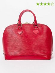 Louis Vuitton Skórzana torebka "Alma PM" w kolorze czerwonym - 30 x 23 x 15 cm rozmiar: onesize. Czerwone torebki klasyczne damskie Louis Vuitton, z materiału, bez dodatków. Za 3,371.99 zł.