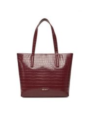 JENNY Torebka C-JEN-L-011-08 Bordowy. Czerwone shopper bag Jenny, bez wzorów, z materiału, bez dodatków. Za 149.99 zł.