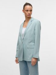 Vero Moda Marynarka Nila 10320915 Zielony Slim Fit. Zielone marynarki i żakiety damskie Vero Moda, bez wzorów, z syntetyku. Za 149.99 zł.