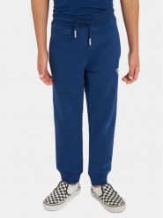 Calvin Klein Jeans Spodnie dresowe Stack Logo IB0IB01282 Granatowy Regular Fit. Niebieskie jeansy chłopięce Calvin Klein Jeans, z bawełny. Za 299.99 zł.
