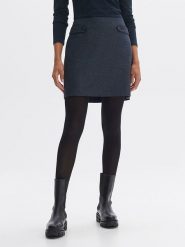 OPUS Spódnica w kolorze granatowym rozmiar: 42. Niebieskie spódnice damskie Opus, bez wzorów, mini. Za 126.75 zł.