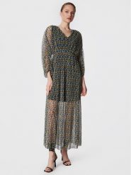 NAF NAF Sukienka codzienna Kona R1 THNR175A Kolorowy Regular Fit. Sukienki damskie NAF NAF, bez wzorów, z syntetyku, bez ramiączek. Za 499.99 zł.