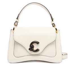 Torebka Coccinelle. Białe kuferki damskie Coccinelle, bez dodatków. Za 1,489.00 zł.