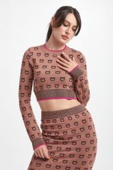 Sweter damski Furetto PINKO. Swetry klasyczne damskie Pinko, m, bez kołnierzyka. W wyprzedaży za 671.40 zł.