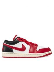 Nike Sneakersy Air Jordan 1 Low DC0774 160 Biały. Białe obuwie sportowe damskie Nike, ze skóry, bez zapięcia. Za 589.99 zł.