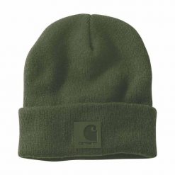 Czapka zimowa Carhartt Black Label Watch Hat. Zielone czapki damskie Carhartt, na zimę, bez wzorów. Za 83.99 zł.