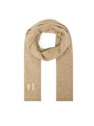 Guess Szalik AW5437 POL03 Beżowy. Brązowe szaliki damskie Guess, z aplikacjami, z wełny. Za 209.99 zł.