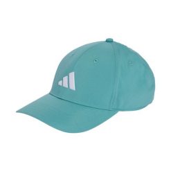 Czapka z daszkiem adidas New Logo Embroidered zielona. Zielone czapki z daszkiem damskie Adidas, bez wzorów, z poliesteru. Za 69.99 zł.