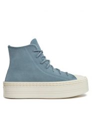 Converse Trampki Chuck Taylor As Modern Lift A06816C Niebieski. Niebieskie trampki damskie Converse, bez wzorów, ze skóry, bez zapięcia. Za 469.99 zł.