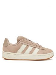 Adidas Sneakersy Grand Court Alpha JI1719 Beżowy. Brązowe obuwie sportowe damskie Adidas, ze skóry, bez zapięcia. Za 259.99 zł.