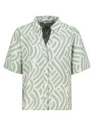 Eight2Nine Bluzka w kolorze zielono-kremowym rozmiar: S. Zielone bluzki damskie Eight2Nine, s, bez wzorów, bez kołnierzyka, bez ramiączek. Za 82.99 zł.