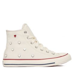 Trampki Converse. Białe trampki damskie Converse, bez wzorów, bez zapięcia. Za 379.99 zł.
