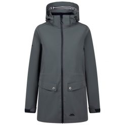 Trespass Tiverton - damska kurtka przeciwdeszczowa Teal Mist. Niebieskie kurtki damskie Trespass, l, bez wzorów, bez kaptura. Za 369.00 zł.