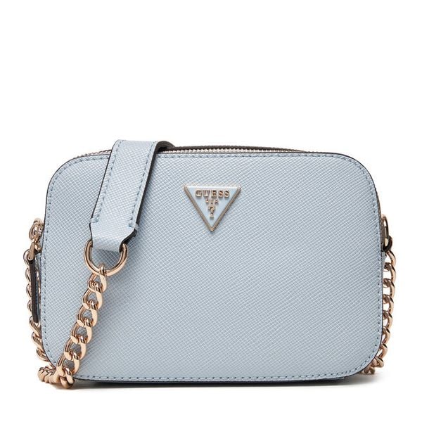 Torebka Guess. Niebieskie torebki wieczorowe damskie Guess, z aplikacjami, bez dodatków. Za 289.99 zł.