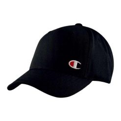 Czapka Z Daszkiem 805974. Czarne czapki z daszkiem damskie Champion, bez wzorów, z bawełny. Za 96.99 zł.