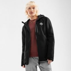 Kurtka lifestylowa damska W2-W Mckinley LF. Czarne kurtki sportowe damskie SIROKO, xs, bez wzorów, z softshellu, bez kaptura. W wyprzedaży za 339.00 zł.