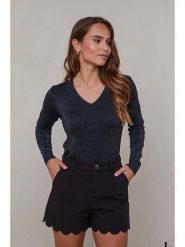 Soft Cashmere Sweter w kolorze granatowym rozmiar: 38/40. Niebieskie swetry klasyczne damskie Soft Cashmere, bez kołnierzyka. Za 162.11 zł.