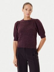 Vero Moda Sweter Doffy 10278313 Fioletowy Regular Fit. Fioletowe swetry klasyczne damskie Vero Moda, l, z syntetyku, bez kołnierzyka. Za 99.99 zł.