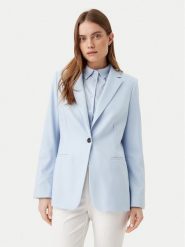 Tommy Hilfiger Marynarka WW0WW39977 Błękitny Regular Fit. Niebieskie marynarki i żakiety damskie Tommy Hilfiger, bez wzorów, z syntetyku. Za 659.99 zł.