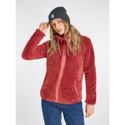 Bluza damska Protest RIRI full zip top. Czerwone bluzy damskie Protest, na zimę, xs, bez wzorów, z polaru, bez kaptura. Za 299.99 zł.