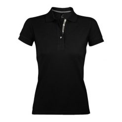 Damska Koszulka Polo Portland. Czarne koszulki sportowe damskie SOL'S, m, bez wzorów, bez ramiączek. Za 110.99 zł.