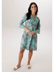 Aniston Sukienka w kolorze turkusowym rozmiar: 36. Niebieskie sukienki damskie Aniston, bez wzorów, z wiskozy, bez ramiączek. Za 173.99 zł.