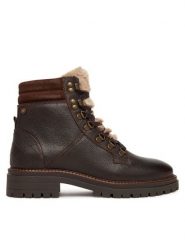 Barbour Trapery Bambburgh LFO0770BR96 Brązowy. Brązowe trapery damskie Barbour, ze skóry, bez zapięcia. Za 869.99 zł.