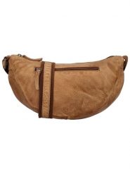 HIDE & STITCHES Skórzana saszetka w kolorze jasnobrązowym - 32 x 17 x 10 cm rozmiar: onesize. Brązowe nerki i saszetki damskie HIDE & STITCHES, bez wzorów, z materiału. Za 173.99 zł.