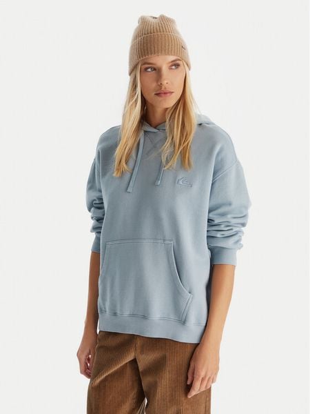 Quiksilver Bluza EQWFT03191 Niebieski Oversize. Niebieskie bluzy damskie Quiksilver, xs, bez wzorów, z bawełny, bez kaptura. Za 319.99 zł.