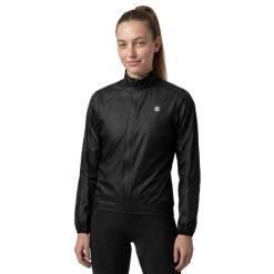 Kurtka przeciwdeszczowa kolarska damska J2 Troumouse. Czarne kurtki damskie SIROKO, s, bez wzorów, z materiału, bez kaptura. Za 338.00 zł.