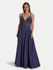 Hey Kyla Sukienka wieczorowa 5AI056HK Fioletowy Regular Fit. Fioletowe sukienki damskie Hey Kyla, bez wzorów, z syntetyku, wizytowe, bez ramiączek. Za 549.99 zł.