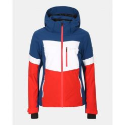 Damska kurtka narciarska Kilpi VALERA-W. Czerwone kurtki damskie Kilpi, na zimę, bez wzorów, bez kaptura. Za 919.99 zł.