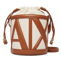 Torebka Armani Exchange. Brązowe torebki klasyczne damskie Armani Exchange, bez dodatków. Za 569.99 zł.