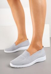 Szare Wsuwane Tenisówki Mokasyny Venni. Szare mokasyny damskie Born2be, z jeansu, bez zapięcia, tenisowe. Za 54.99 zł.