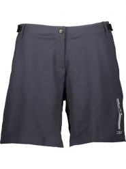 CMP Szorty kolarskie 3w1 w kolorze granatowym rozmiar: 48. Niebieskie spodenki sportowe damskie CMP, bez wzorów, z materiału, rowerowe. Za 143.90 zł.