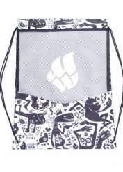 Torba Sportowa Mad Wave Dry – Czarno-Biała. Białe torby sportowe MAD WAVE, bez wzorów, z materiału. Za 56.83 zł.