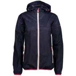 Kurtka damska turystyczna CMP 3X53256. Niebieskie kurtki damskie CMP, bez wzorów, bez kaptura. Za 140.99 zł.