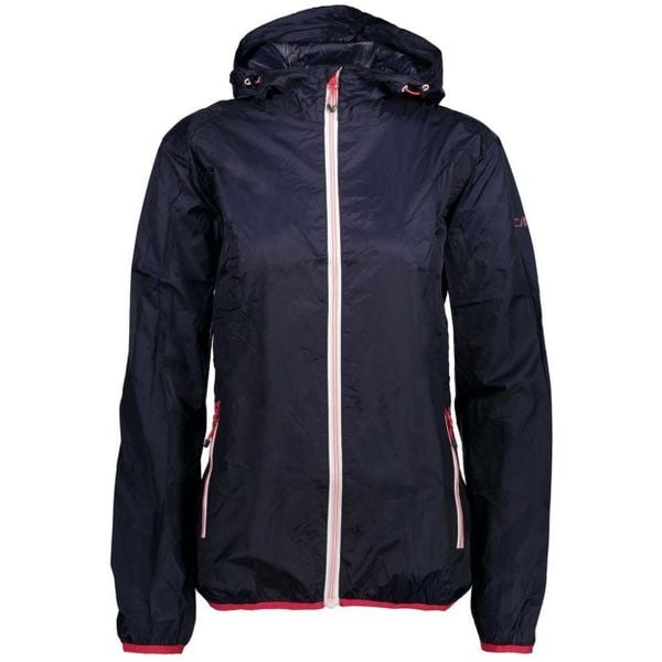 Kurtka damska turystyczna CMP 3X53256. Niebieskie kurtki damskie CMP, bez wzorów, bez kaptura. Za 140.99 zł.